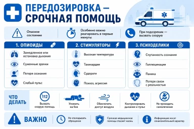 Помощь при передозировке в Бронницах