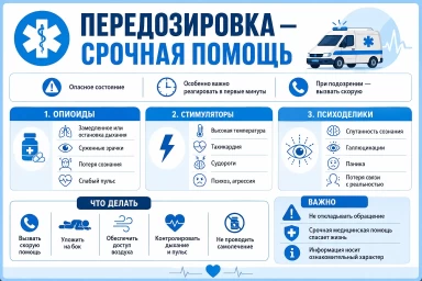 Помощь при передозировке в Бронницах