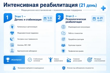 Реабилитация за 21 день в Бронницах